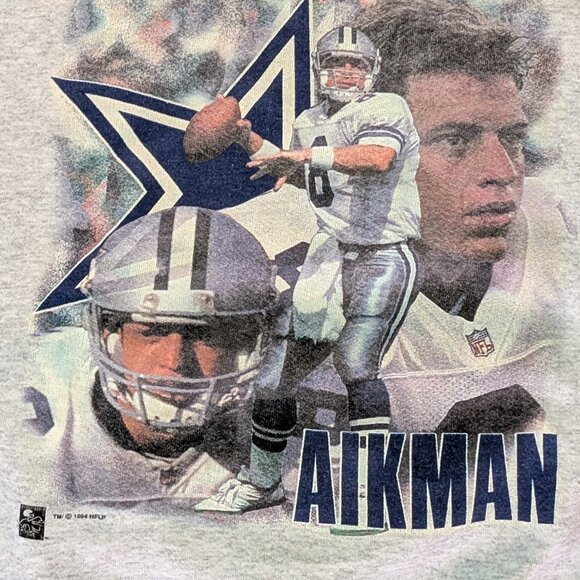 1994 NFLP Troy Aikman Dallas Cowboys Jostens Crewneck Made in USA - Size L - Picture 2 of 6